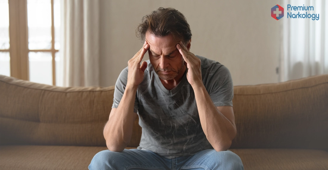 Лицо мужчины в пазлах